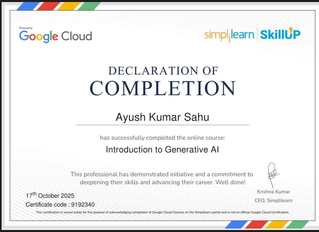 Introduction to Generative AI